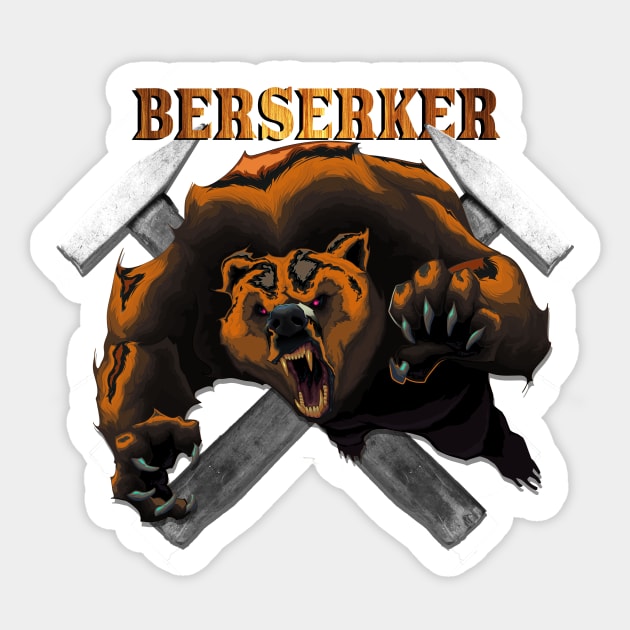 Berserker Sticker by Insaneluck